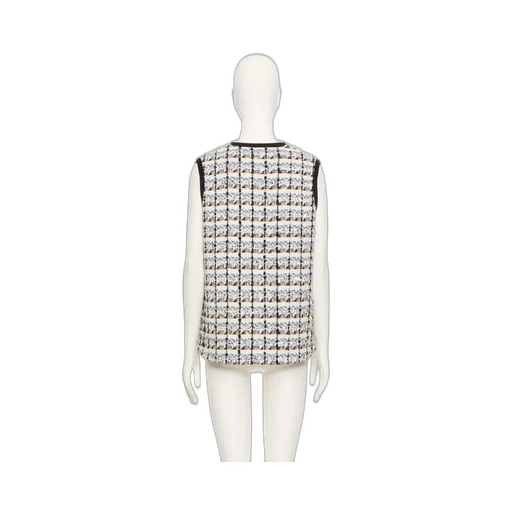 Valentino	Button-Up Tweed Gilet