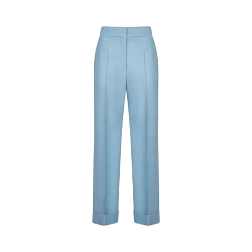 Cuffed-Hem Tailored Trousers
