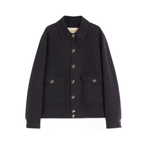 Valentino	Vlogo Signature Button-Up Overshirt