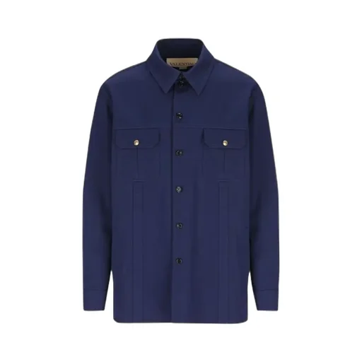 Valentino	Button-Up Long-Sleeved Jacket