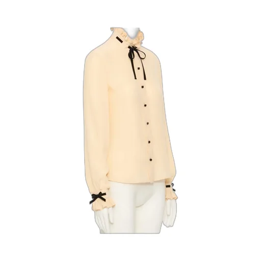 Valentino Ruffled Button-Up Shirt