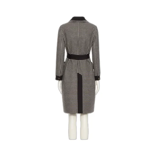 Micro Vichy Belted Coat