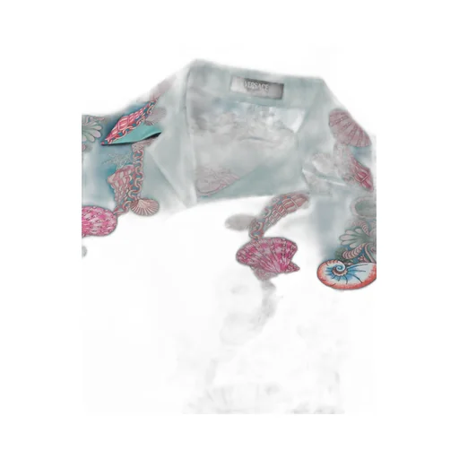 Versace Theatre Print Short-Sleeve Shirt