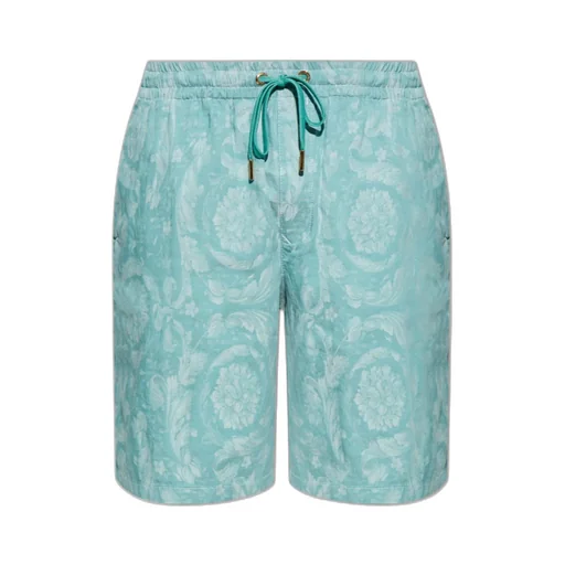 Versace Barocco-Printed Drawstring Shorts