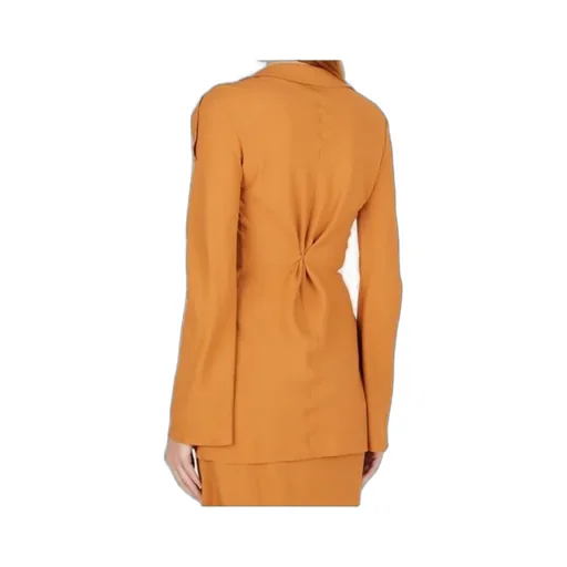 Kiko Kostadinov Long-Sleeved Cut-Out Front-Slit Blouse