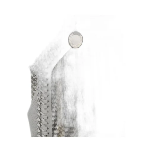 Stella Mccartney Falabella Metallic Chain-Embroidered Tiny Tote Bag