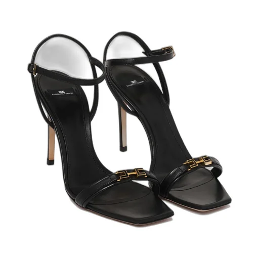 Square Toe High Heel Sandals
