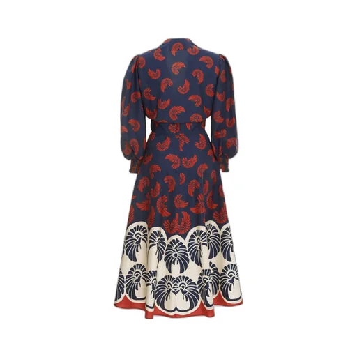 Camerino Palm Tree-Print Dress