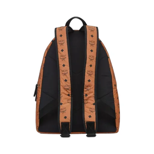 Mcm Logo Printed Backpack