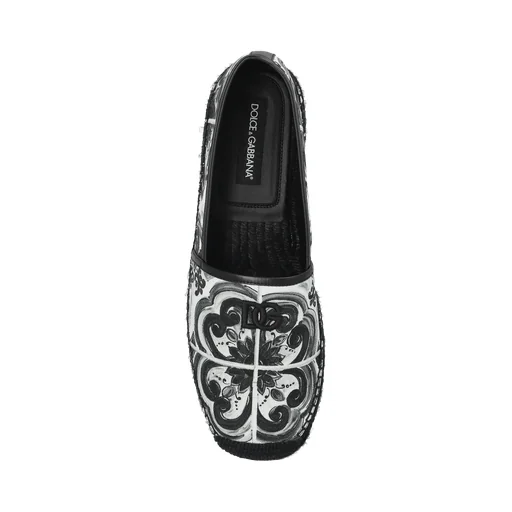 Dolce & Gabbana Majolica Printed Espadrilles
