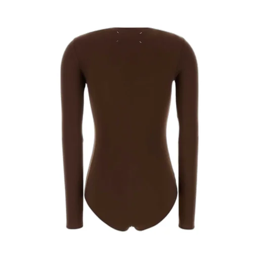 Maison Margiela Four-Stitch Long-Sleeved Bodysuit