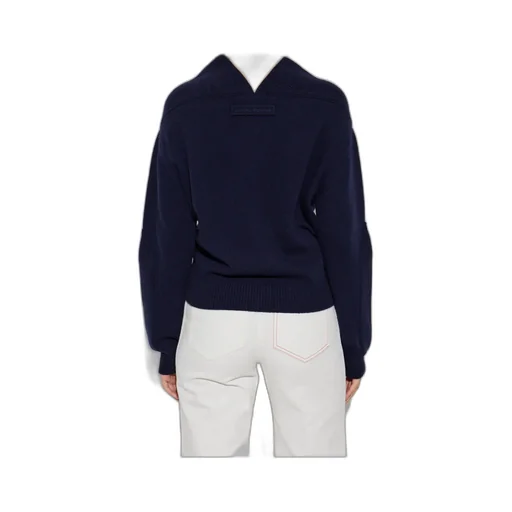 Victoria Beckham Long Sleeve V-Neck Jumper