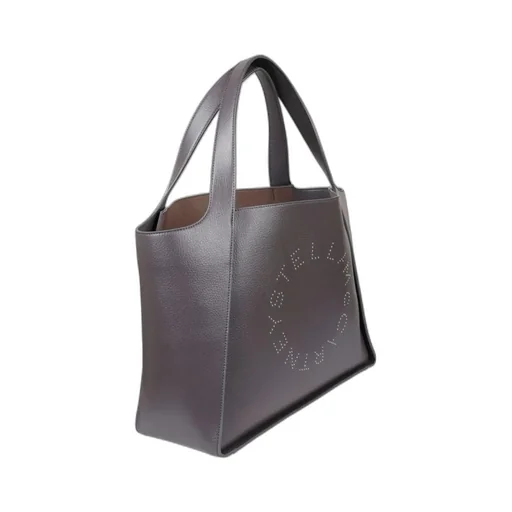 Stella Mccartney Logo Perforated Tote Bag