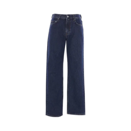 TotÊMe Logo Patch Straight-Leg Jeans