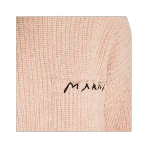Marni Logo Embroidered Knitted Jumper