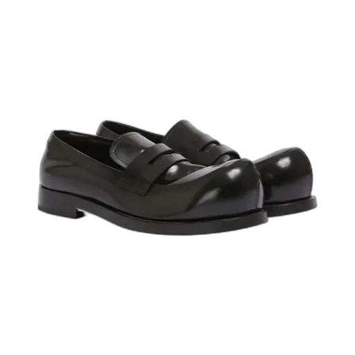 Black Leather New Wave Loafer