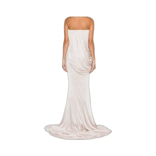 Draped Cowl-Neck Dress