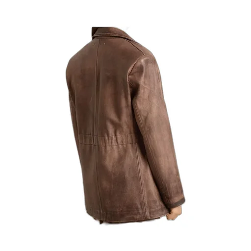 Golden Goose Deluxe Brand Single Breasted Leather Jacket