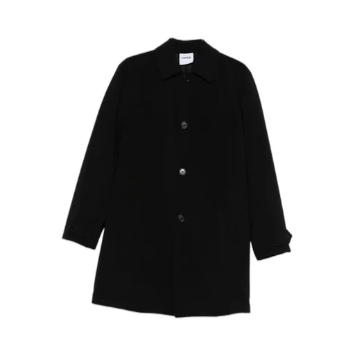 Buttoned Single-Breasted Coat