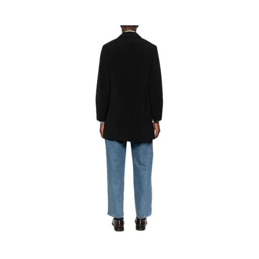 Buttoned Single-Breasted Coat