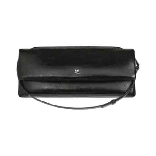 CourrÈGes Cuff Naplack Leather Clutch Bag