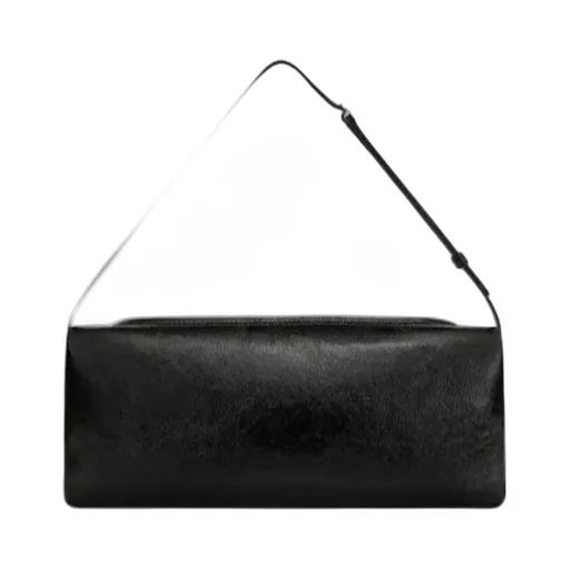CourrÈGes Cuff Naplack Leather Clutch Bag