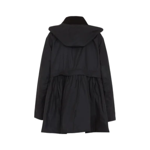 Barbour X Ganni Peplum Waxed Jacket