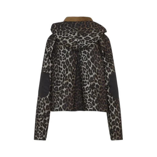 Barbour X Ganni Leopard-Pattern Jacket