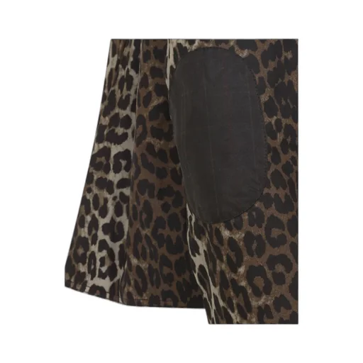 Barbour X Ganni Leopard-Pattern Jacket