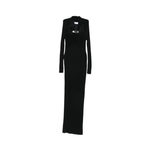 Crystal-Embellishment Maxi Dress