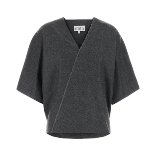 Mm6 Maison Margiela V-Neck Knitted Top