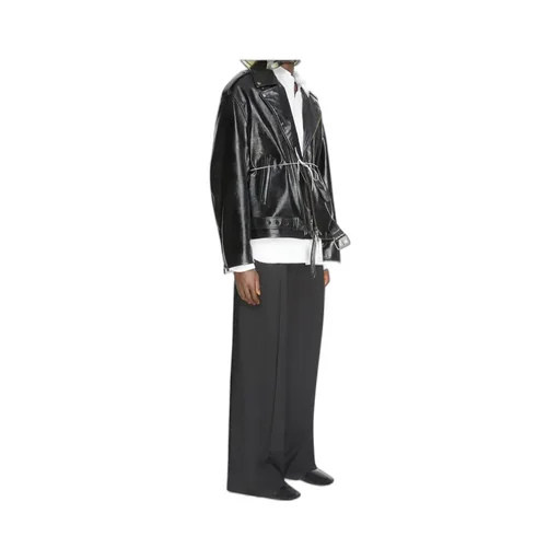Dries Van Noten Leather Biker Jacket