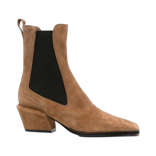 Square Toe Ankle Boots