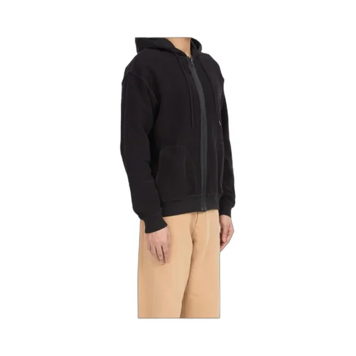 Mm6 Maison Margiela Zip-Up Drawstring Hoodie