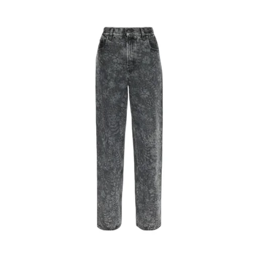 Golden Goose Deluxe Brand Floral Printed Straight-Leg Jeans