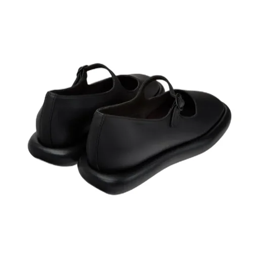 Camper Onda Buckle-Strap Round-Toe Ballet Flats