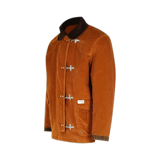 Fay Toggle Fastening Corduroy Jacket