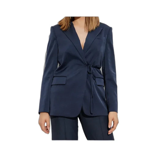 Theory Tied-Waist Tailored Blazer