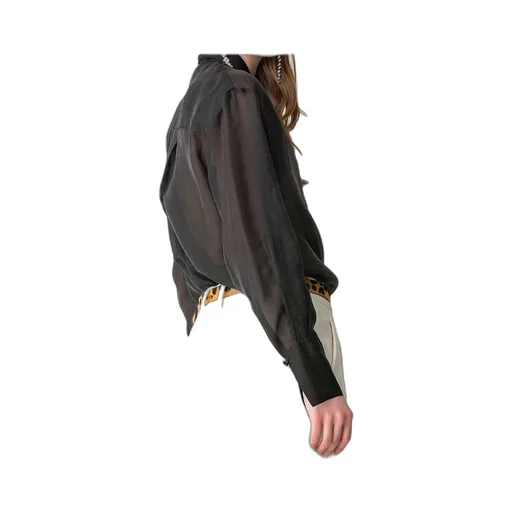 Forte Forte Sheer-Panel Long Sleeved Shirt