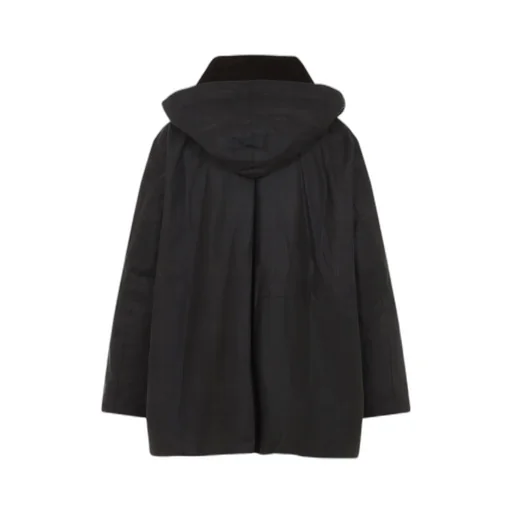 Barbour X Ganni Logo-Patch Hooded Jacket