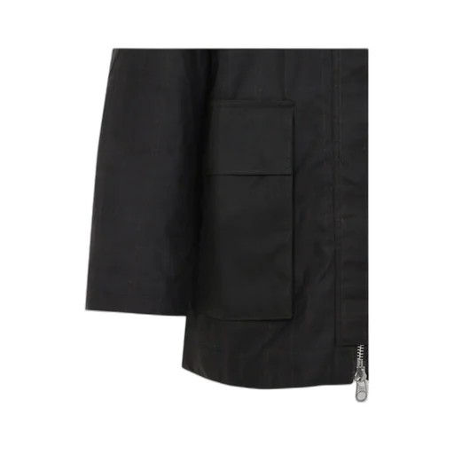 Barbour X Ganni Logo-Patch Hooded Jacket
