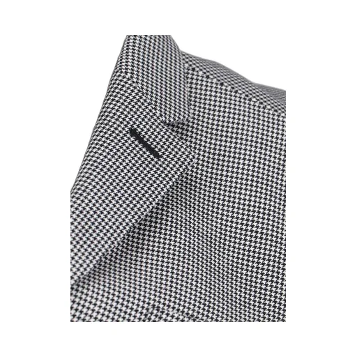 Comme Des GarÇOns Asymmetric Checked Buttoned Blazer