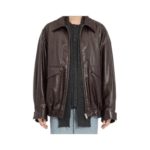 Mm6 Maison Margiela Faux Leather Jacket