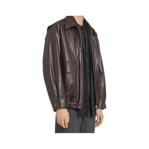 Mm6 Maison Margiela Faux Leather Jacket