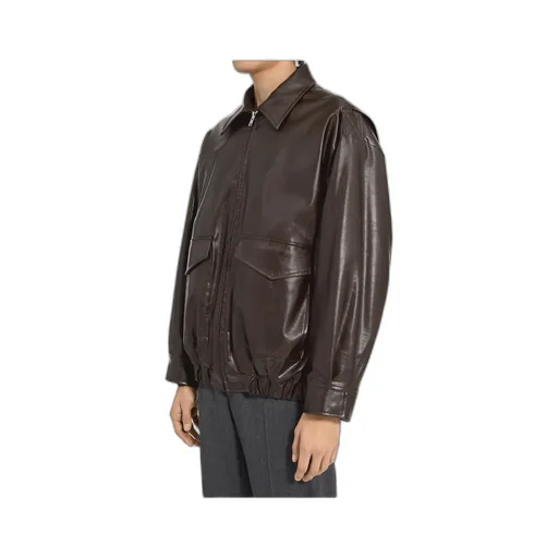 Mm6 Maison Margiela Faux Leather Jacket