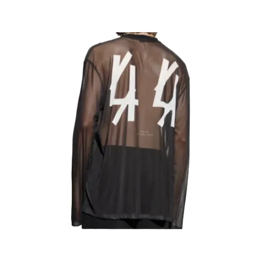 Logo-Print Mesh T-Shirt