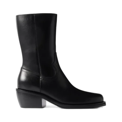Dries Van Noten Square Toe Ankle Boots
