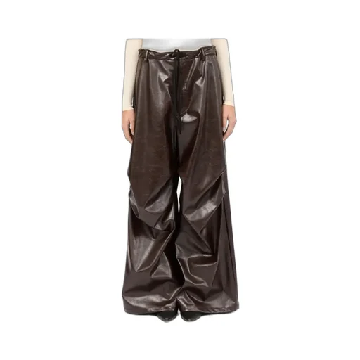 Mm6 Maison Margiela Drawstring Draped Trousers