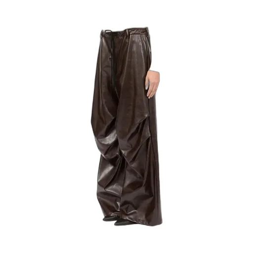 Mm6 Maison Margiela Drawstring Draped Trousers