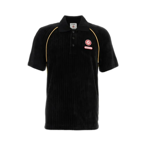 Casablanca Logo Patch Polo Shirt